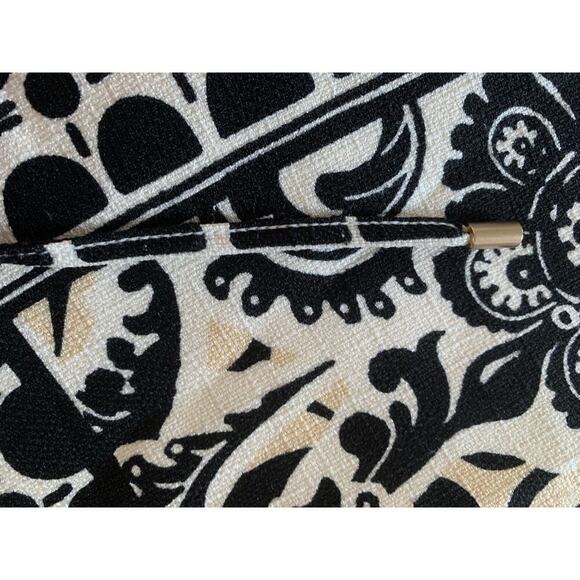 Tahari ASL Womens Black White Fringe Knee-Length Sheath Dress 10 NWT‎ - Picture 10 of 11